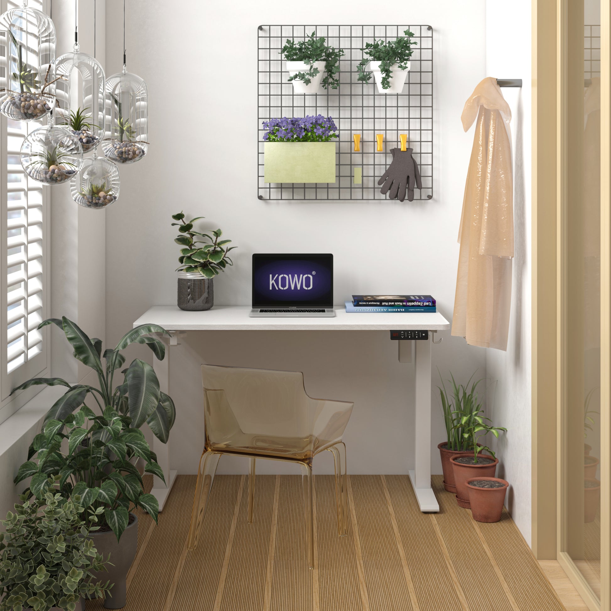 KOWO 48" K3041 Electric Height Adjustable Standing Desk White