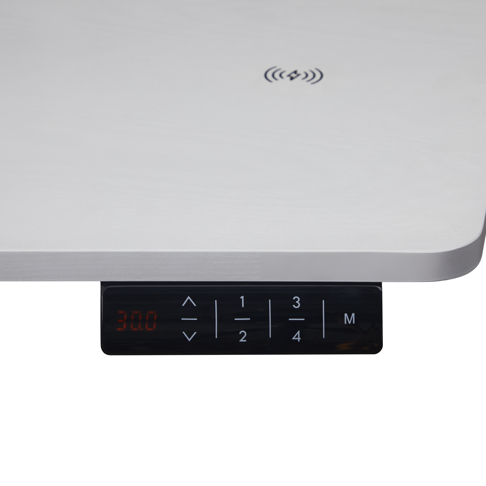 KOWO K314 Corner Electric Height Adjustable Standing Desk, White