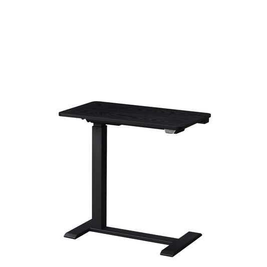 KOWO Electric Height Adjustable Soft Side End Table, Black