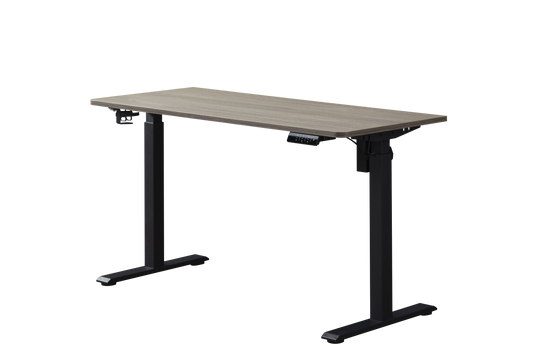 KOWO 55" K304 Electric Height Adjustable Standing Desk, Grey Oak