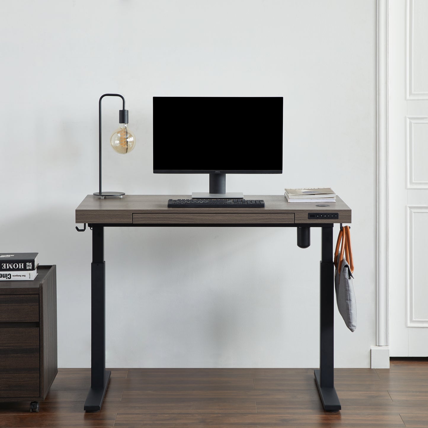 Height Adjustable Electric Standing Desk with Storage Shelves, KOWO 47 –  Kowo Smart Home